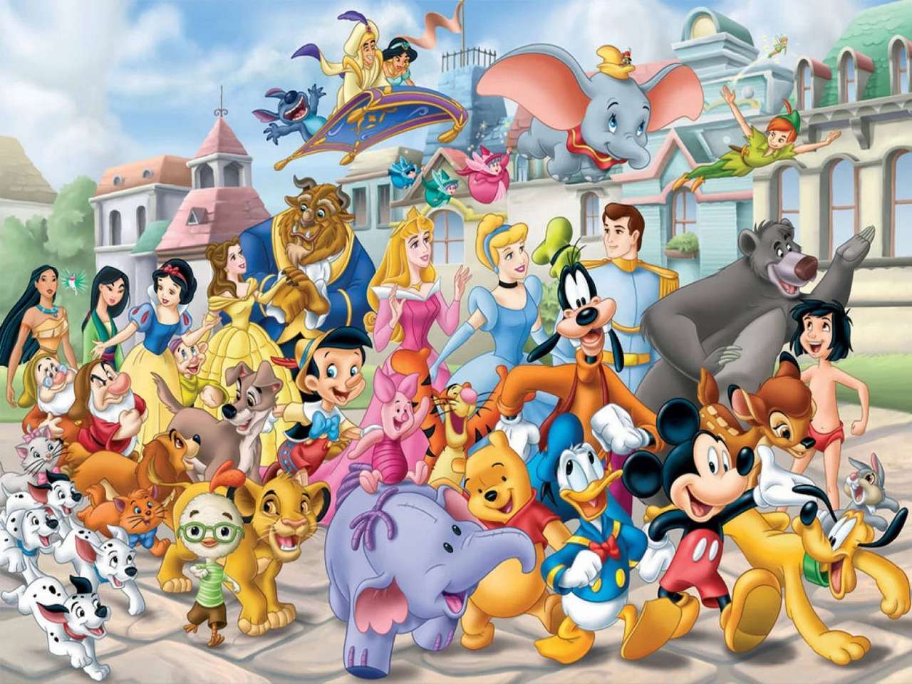 personaggi Disney puzzle online