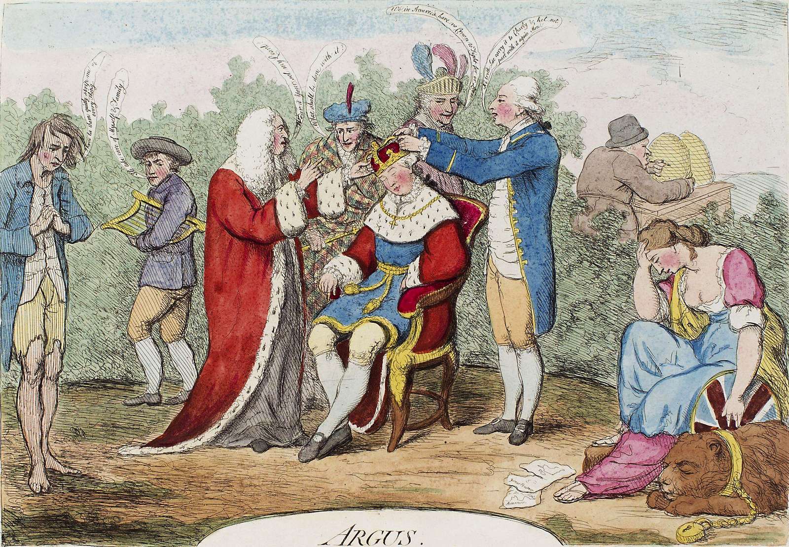 Gillray, J - 1780 - Argo puzzle online