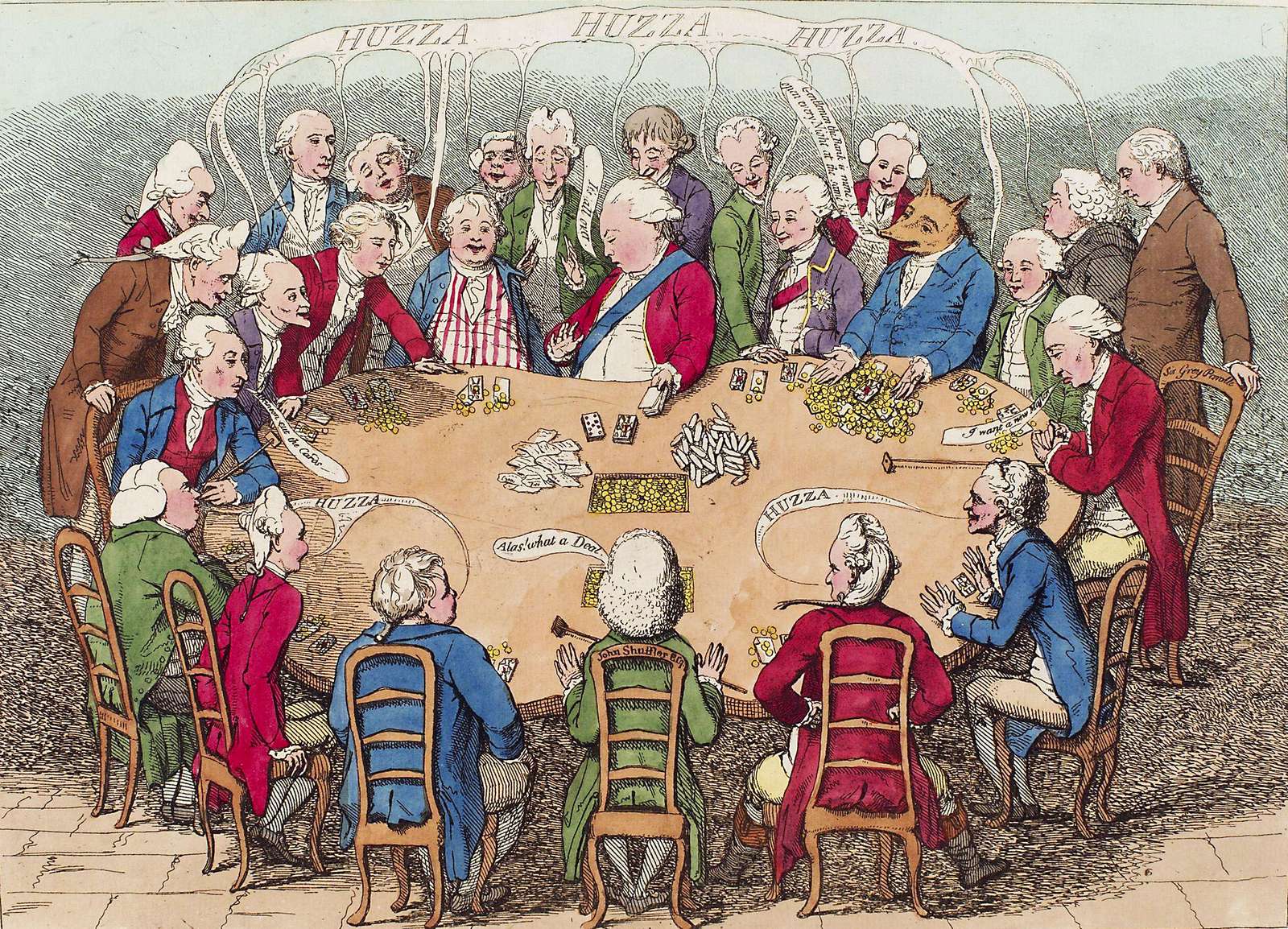 Gillray, J - 1782 - Banco per il Jack puzzle online