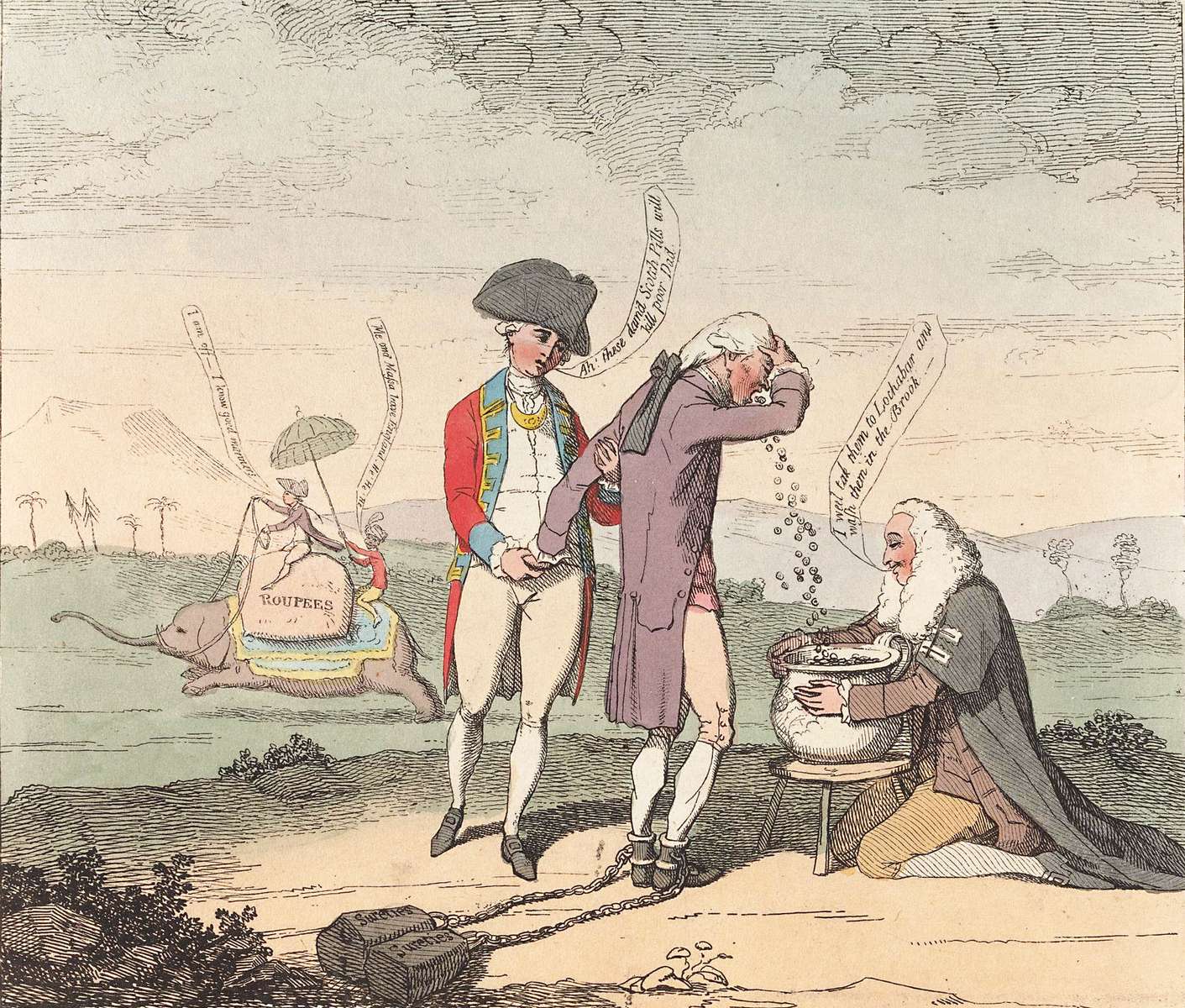 Gillray, J - 1783 - Nabob leleplezte online puzzle