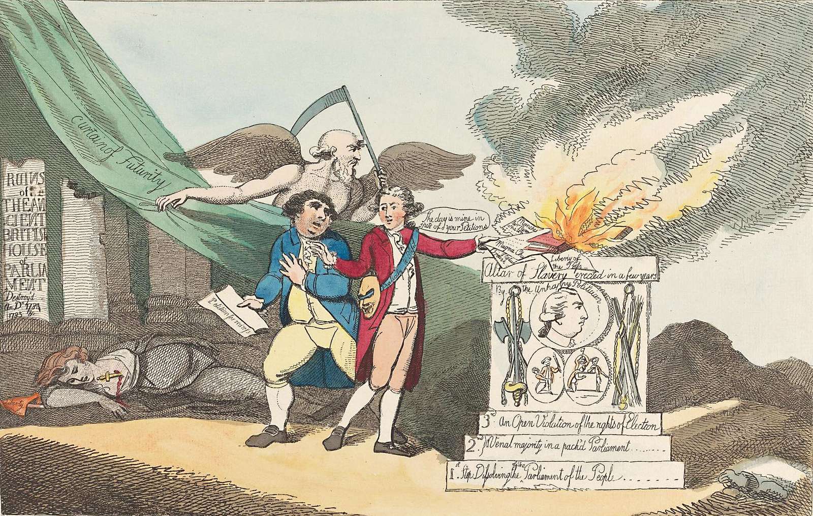 Gillray, J - 1787 - Áldozat a rabszolgaságért kirakós online