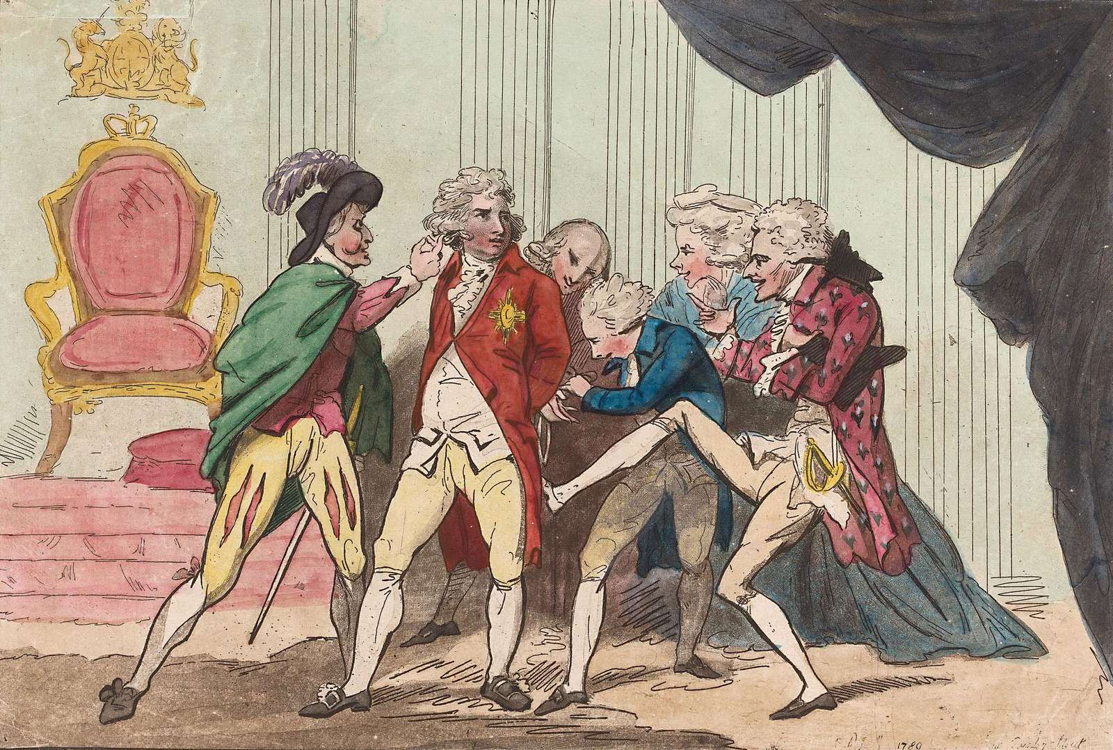 Gillray, J - 1789 - The Limited Regency kirakós online