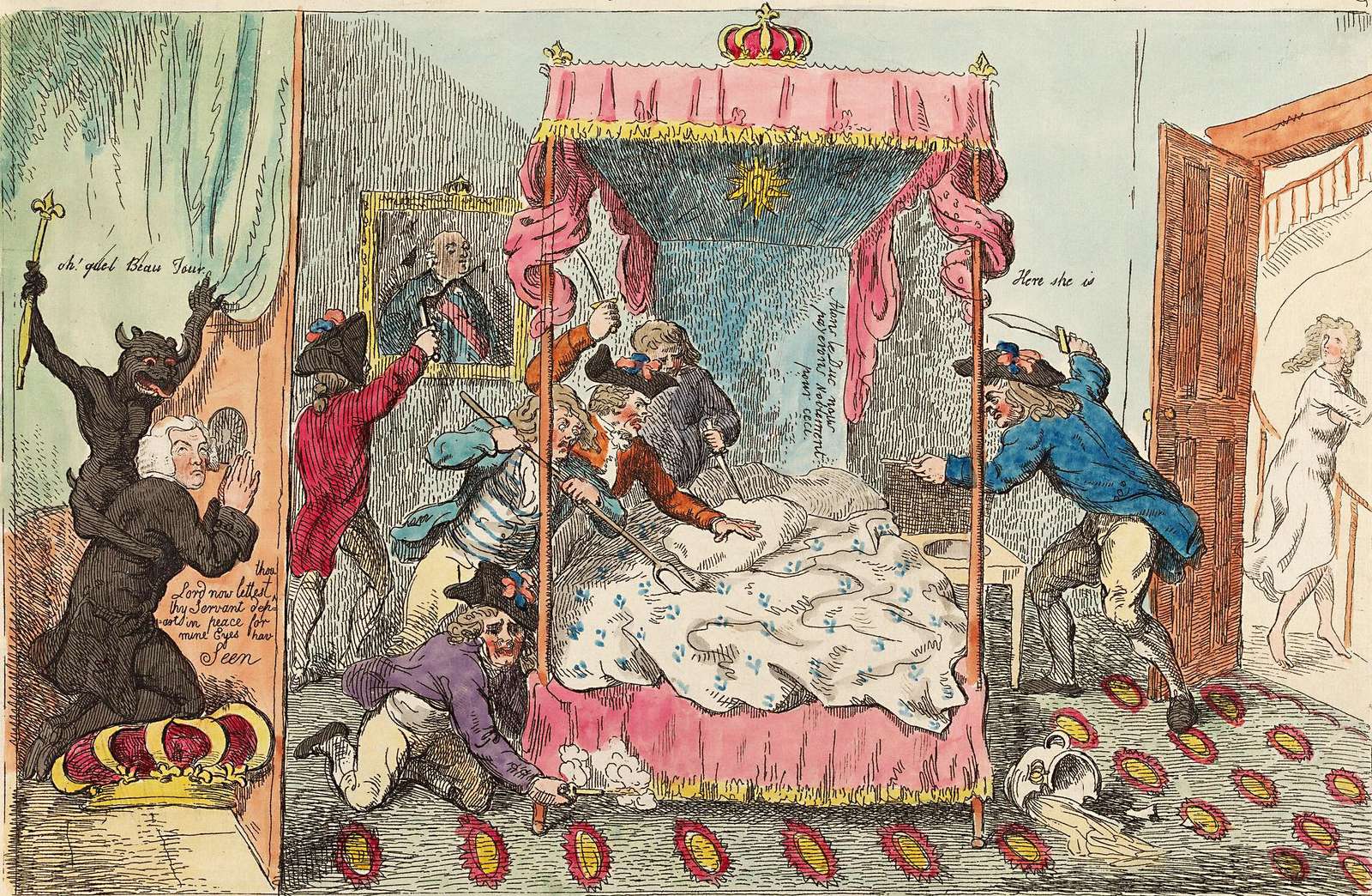 Gillray, J – A doktor kedvenc jelenetében kirakós online
