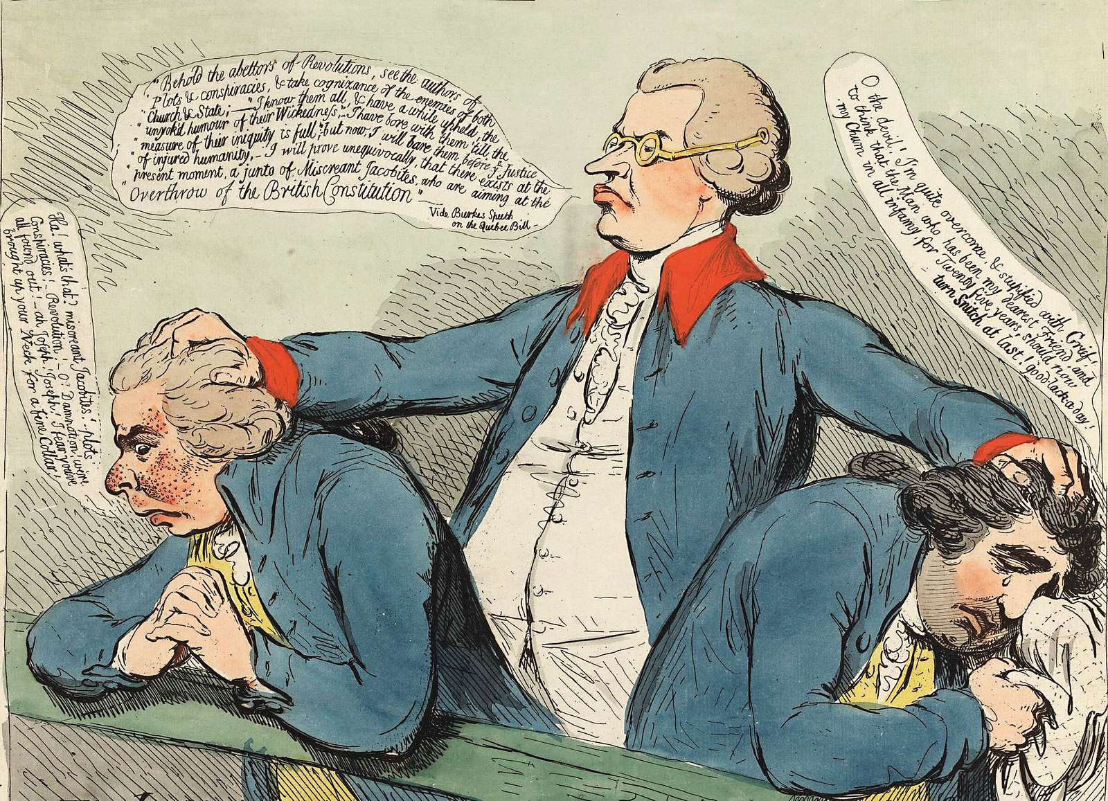 Gillray, J - 1791 - A felelősségre vonás kirakós online