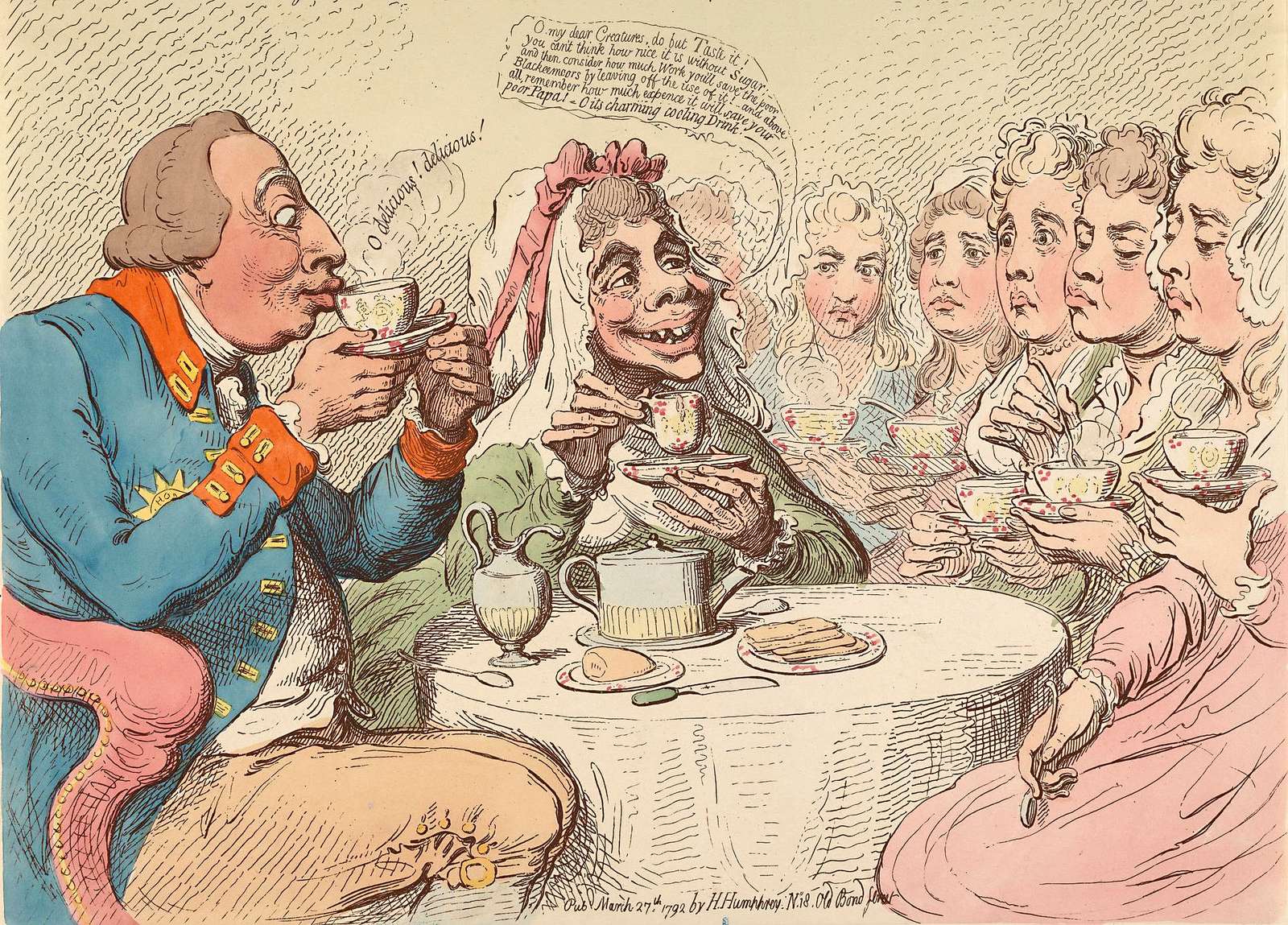 Gillray, J - 1792 - You don't need sugar jigsaw puzzle online