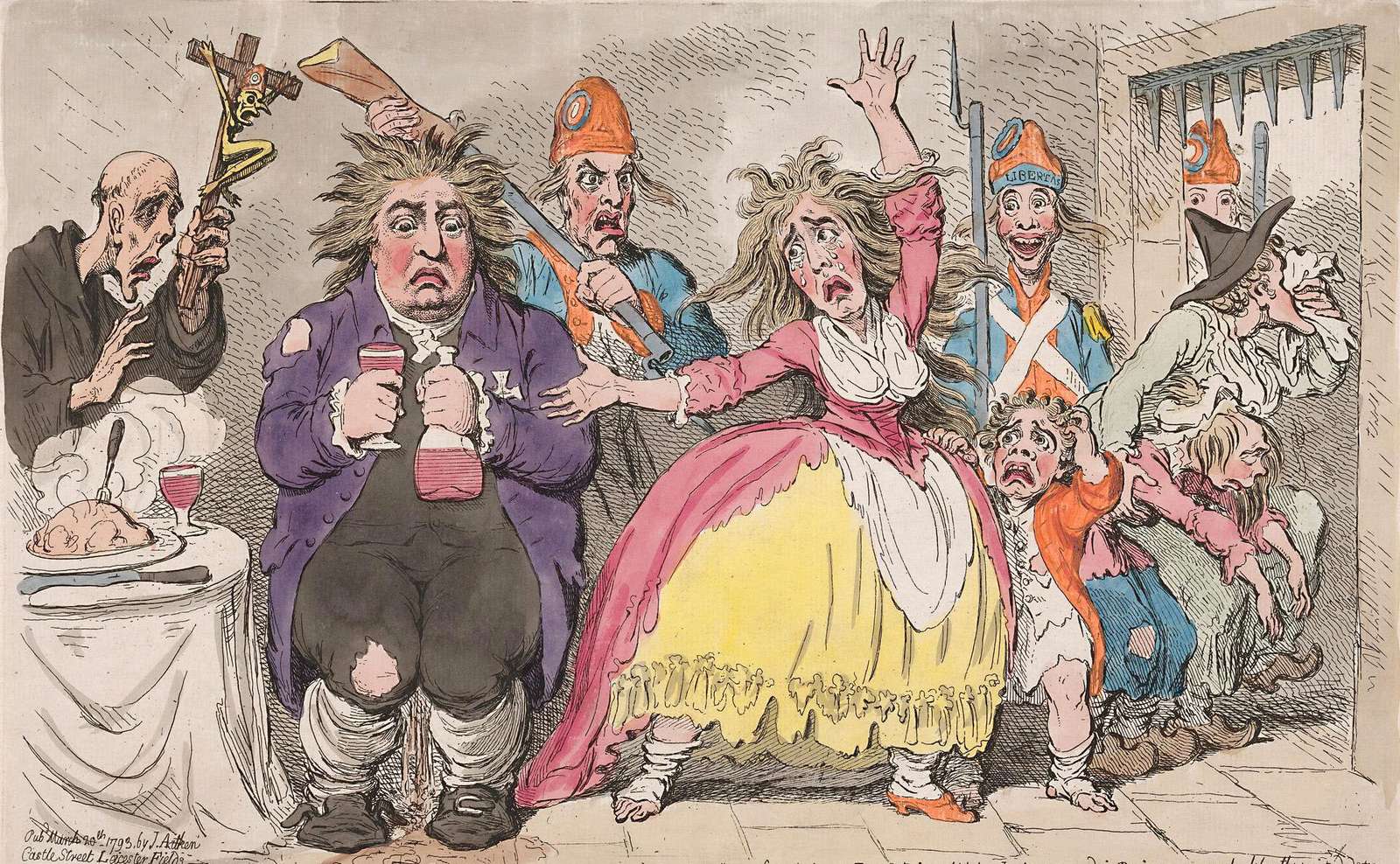Gillray, J - 1792 - Louis XVI. must go now jigsaw puzzle online