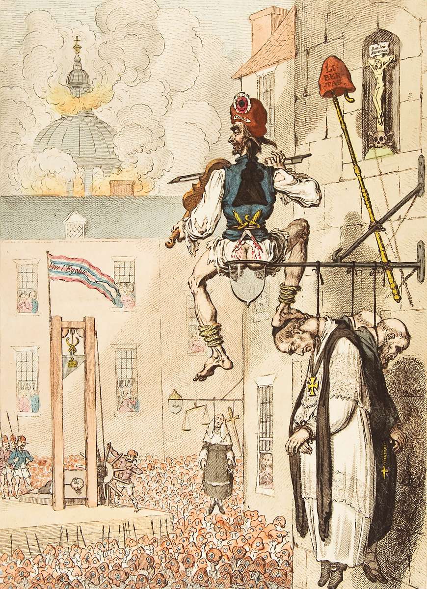 Gillray, J - 1793 - The Zenith of French Glory jigsaw puzzle online