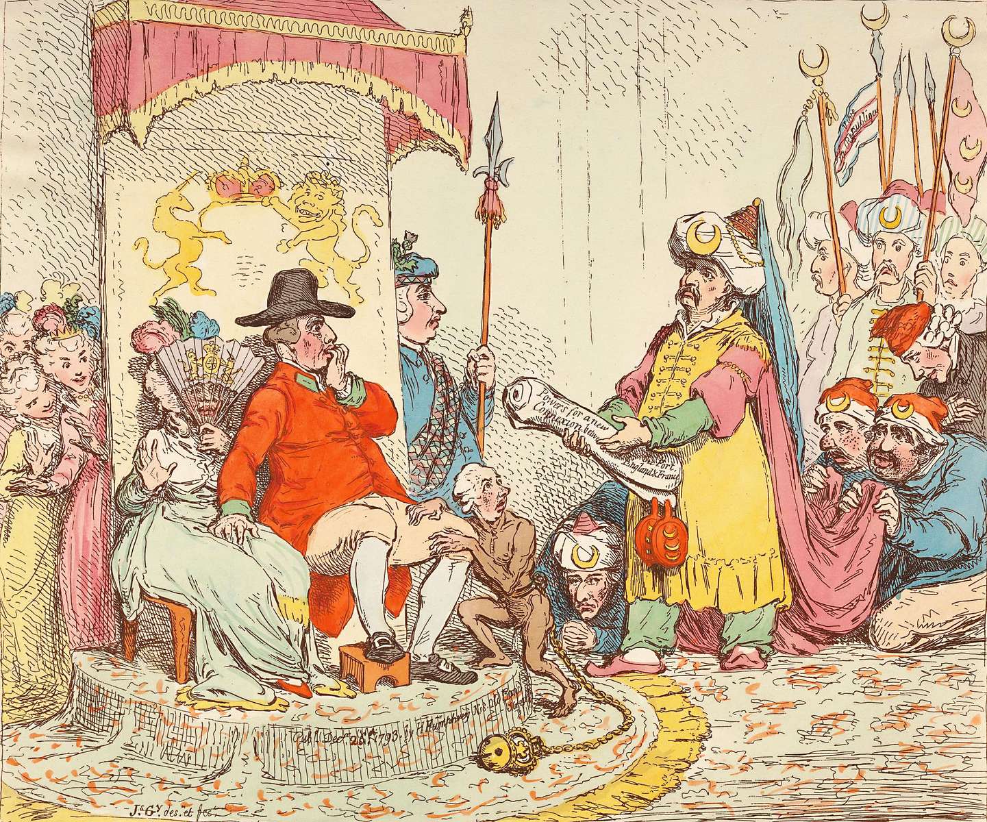 Gillray, J - 1793 - The Atheist's Last Resource online puzzle