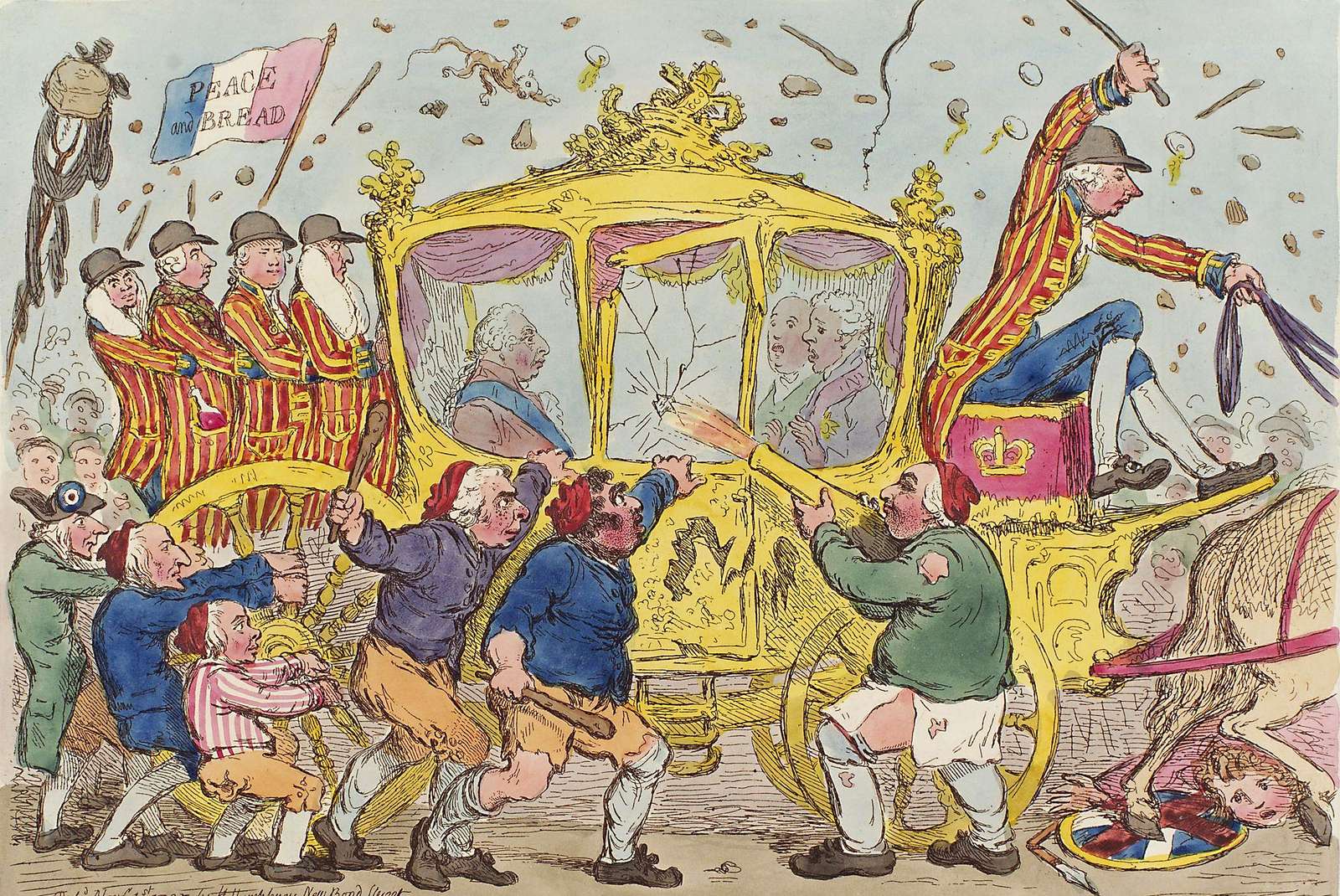 Gillray, J - 1795 - The Republican Attack online puzzle