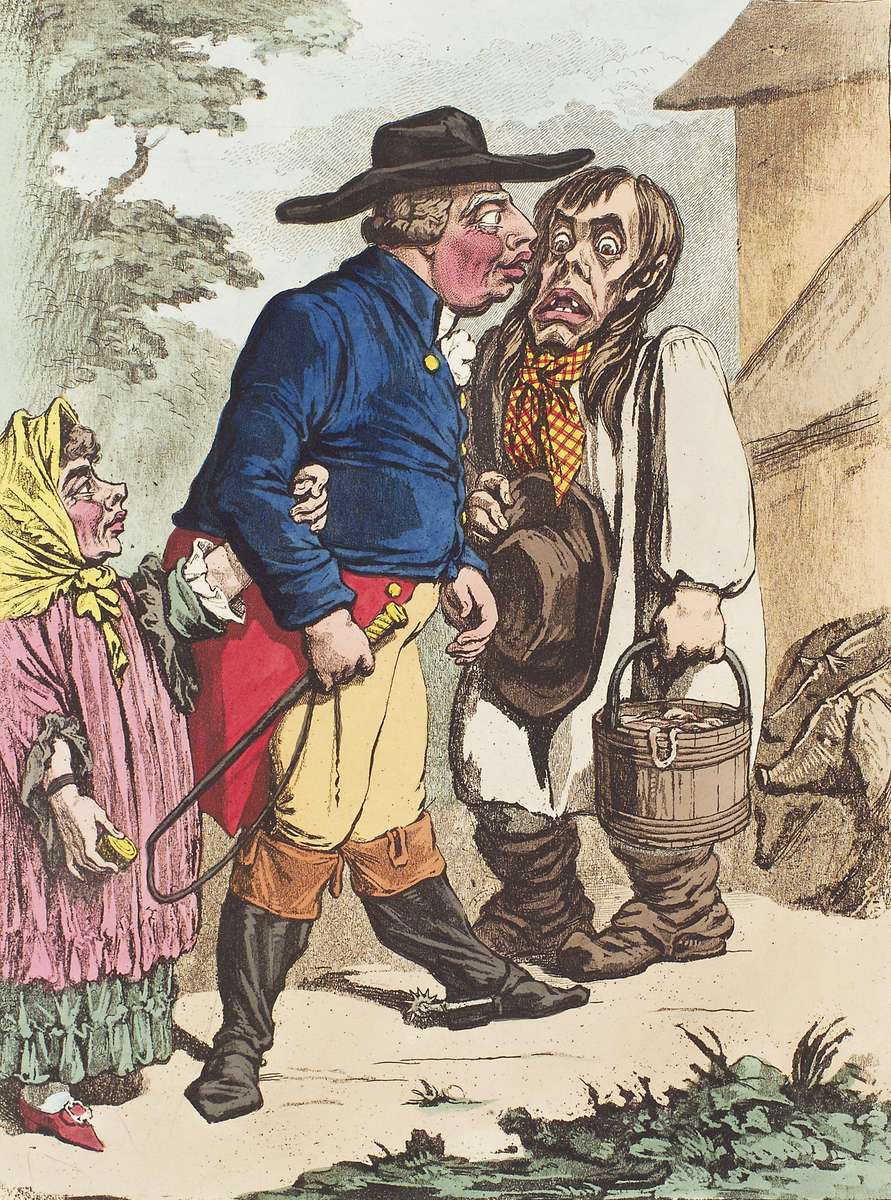 Gillray, J - 1795 - Kindness jigsaw puzzle online