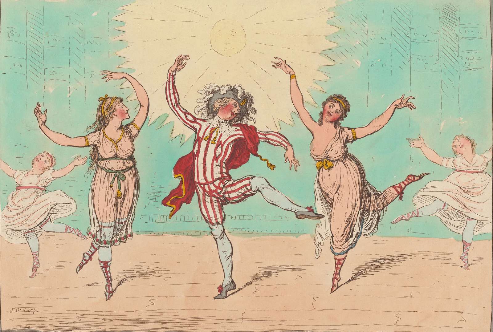 Gillray, J - 1796 - Modern Grace online puzzle