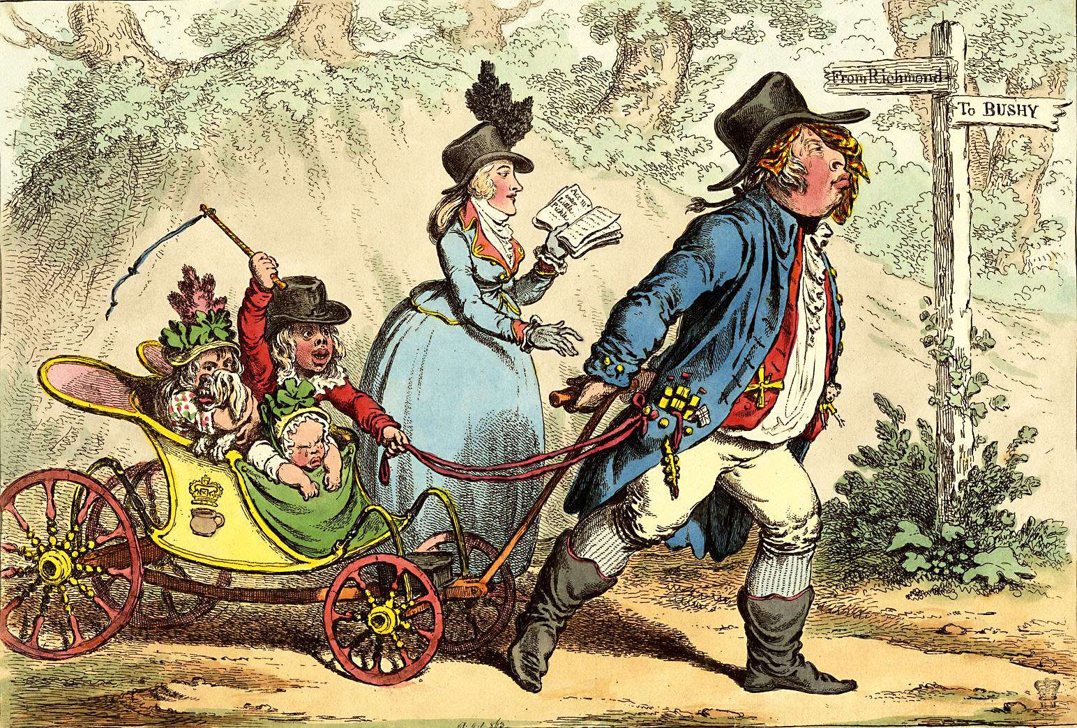 Gillray, J - 1797 - The Family Outing online puzzle