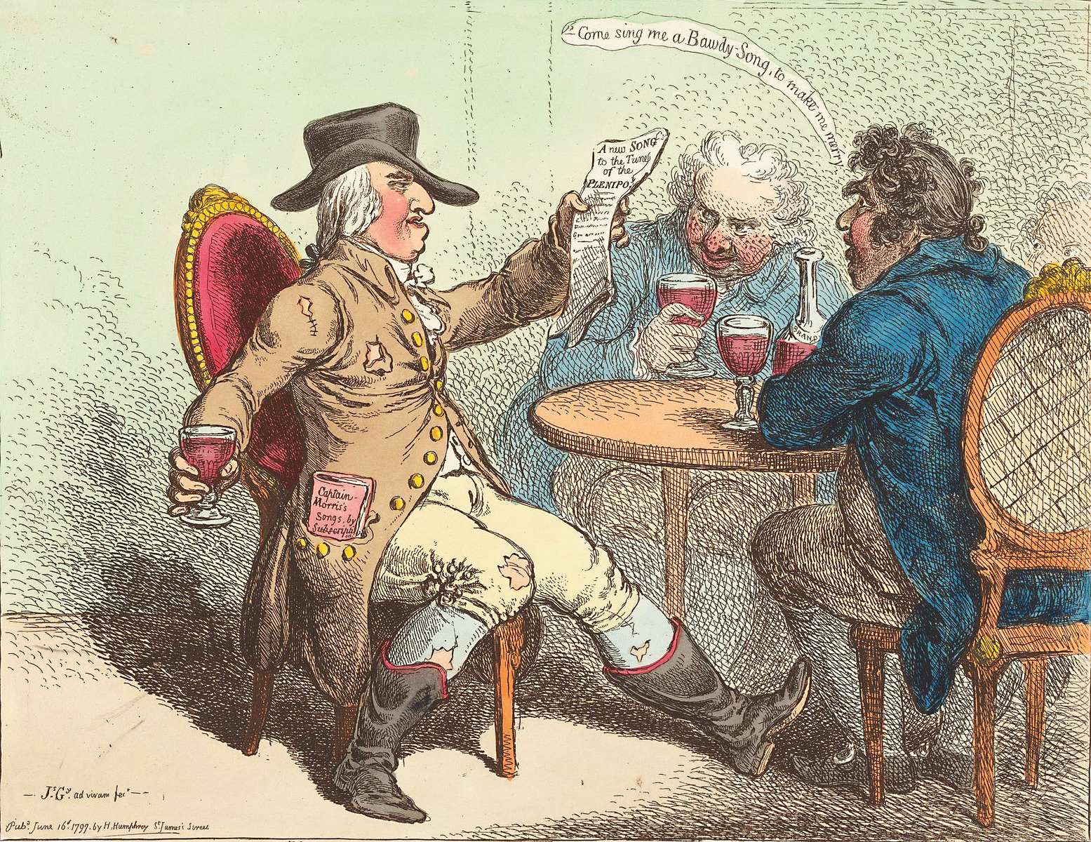 Gillray, J - 1797 - Homer sings his verses online puzzle