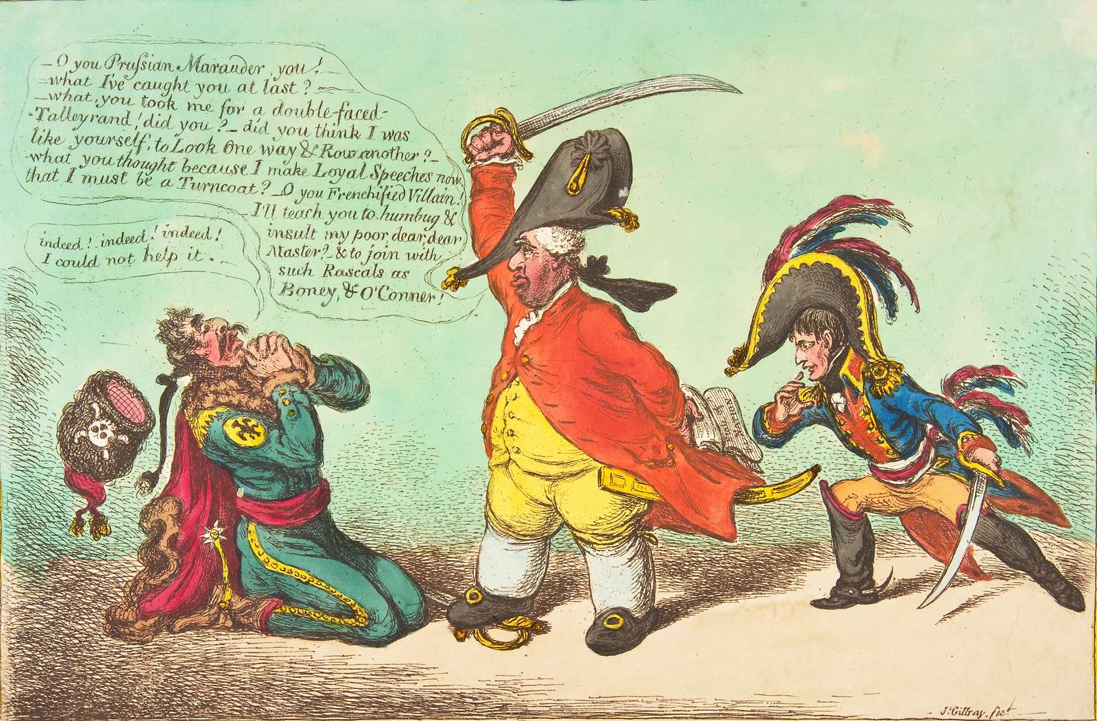 Gillray, J - 1806 - Den storsinnade ministern Pussel online