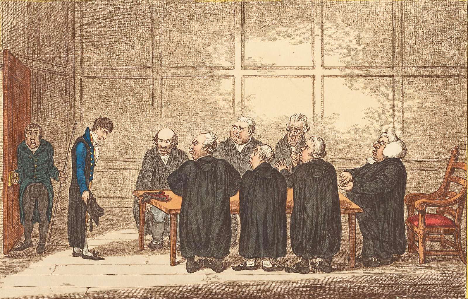 Gillray, J - 1806 - Il corso di studi del dandy 5 puzzle online