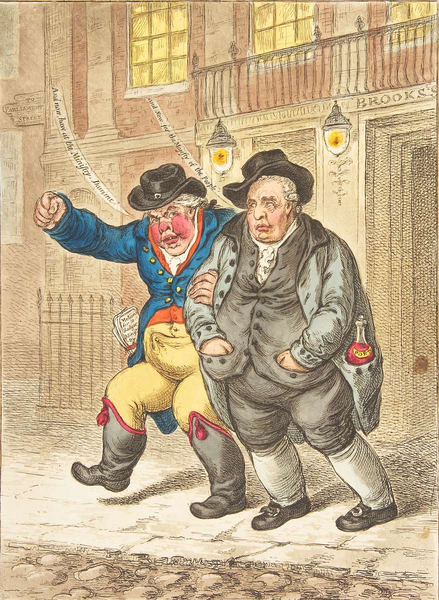 Gillray, J - 1809 - Pilastri della Costituzione puzzle online