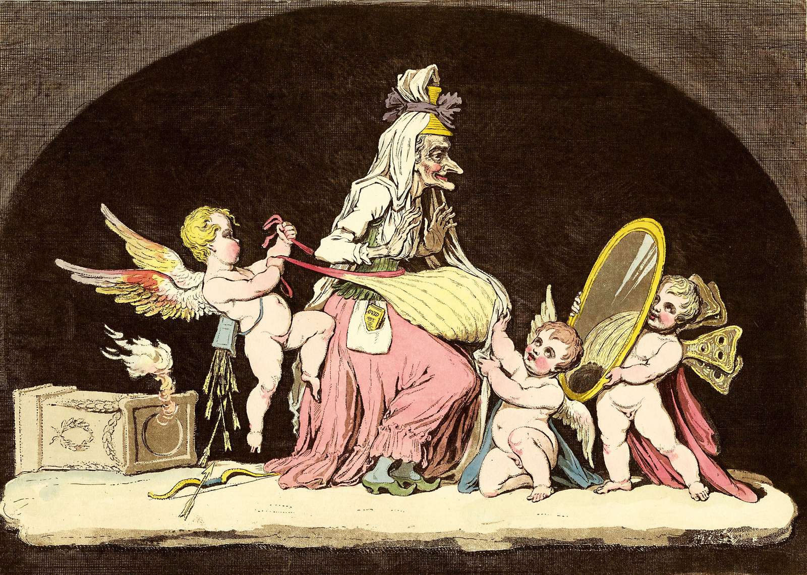 Gillray, J - 1793 - A Vestal Virgin online puzzle