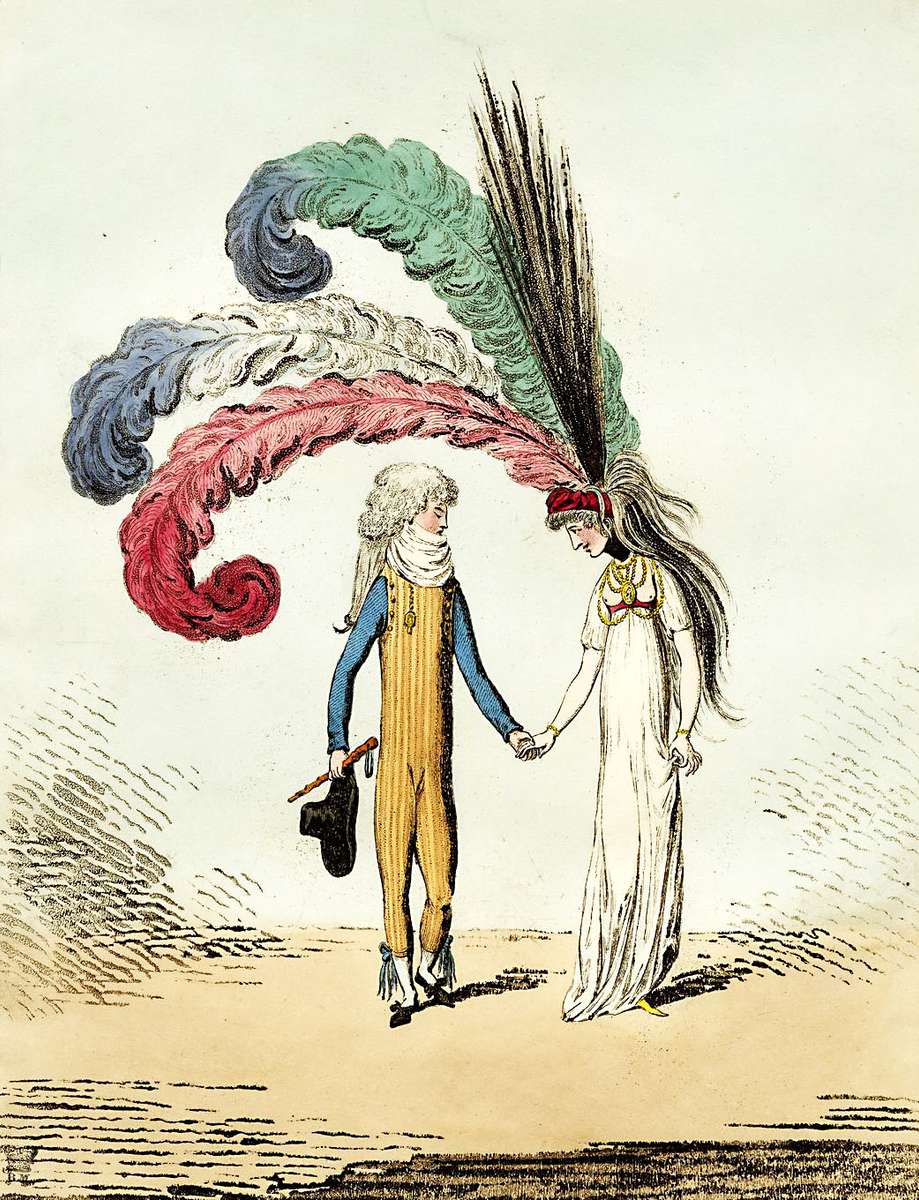 Gillray, J - 1794 - Going with fashion online puzzle