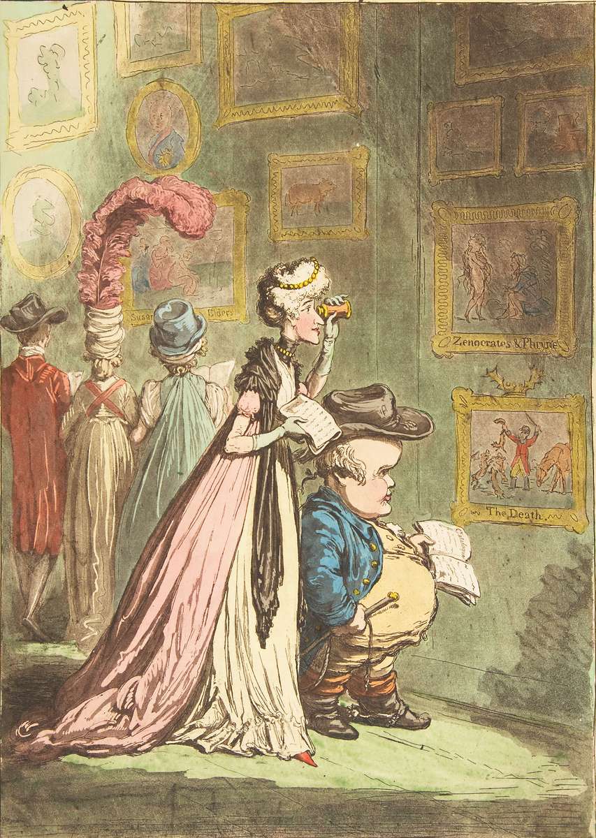 Gillray, J - 1796 - Bezoek aan Christies legpuzzel online