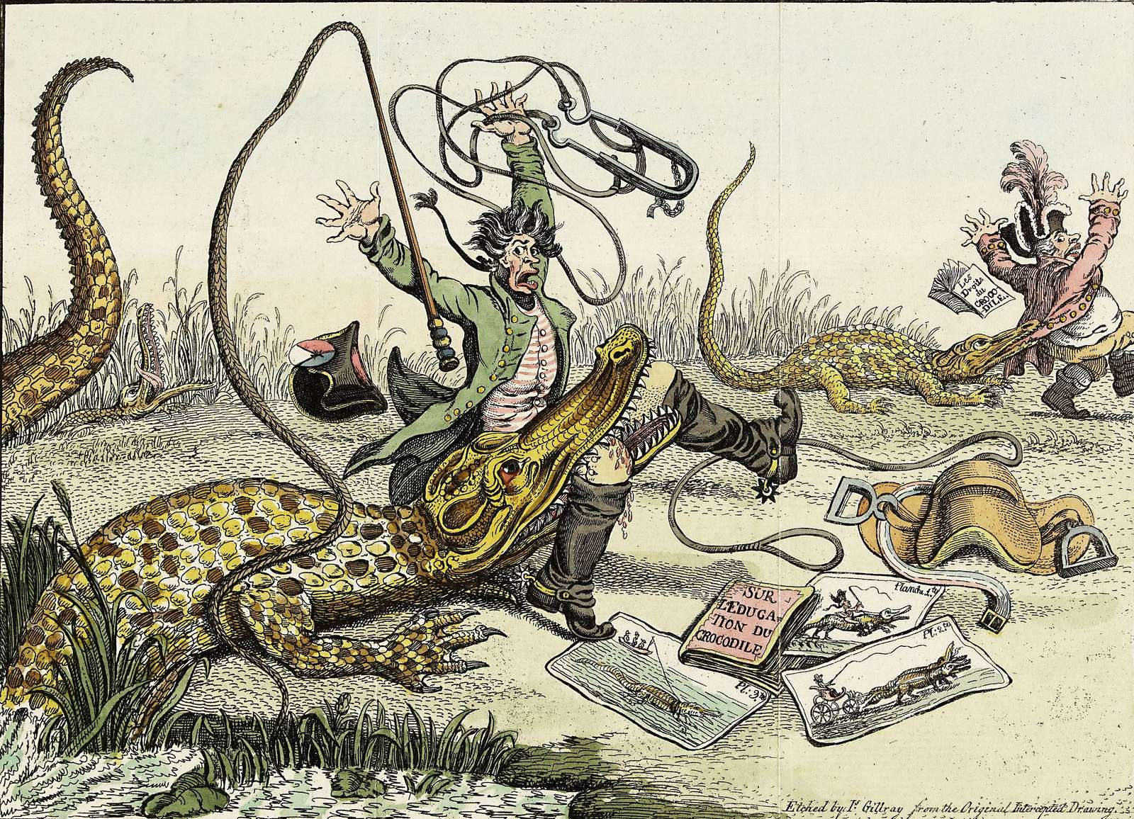 Gillray, J - 1798 - Amfibische opstand online puzzel