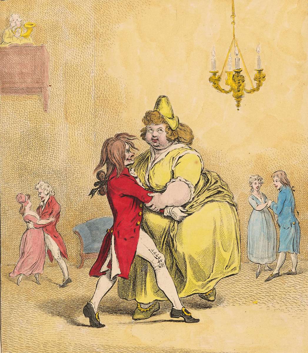 Gillray, J - 1800 - Wals met zakdoek legpuzzel online