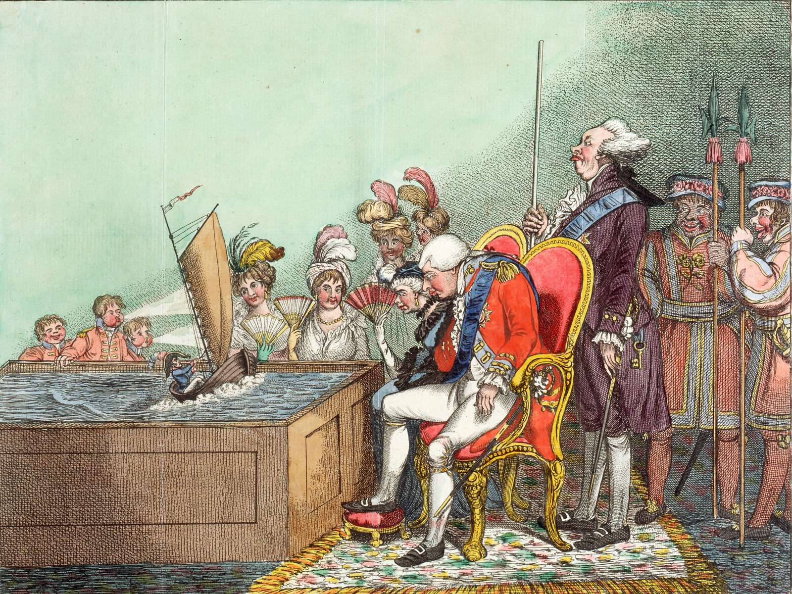 Gillray, J - 1804 - Gulliver en de koning legpuzzel online