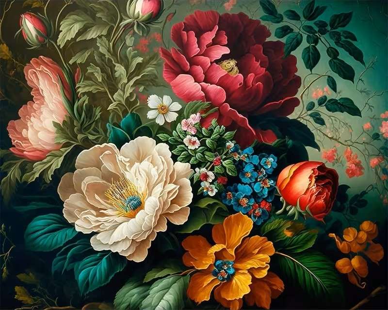 fiori estivi in ​​fiore puzzle online