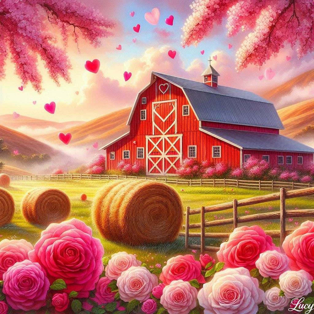 Il sogno di San Valentino immerso nella magia della campagna puzzle online