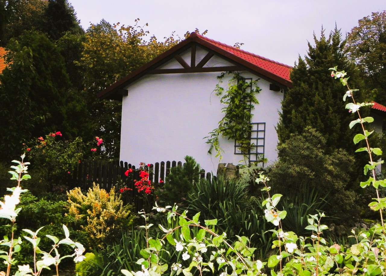 Höst i trädgården pussel på nätet