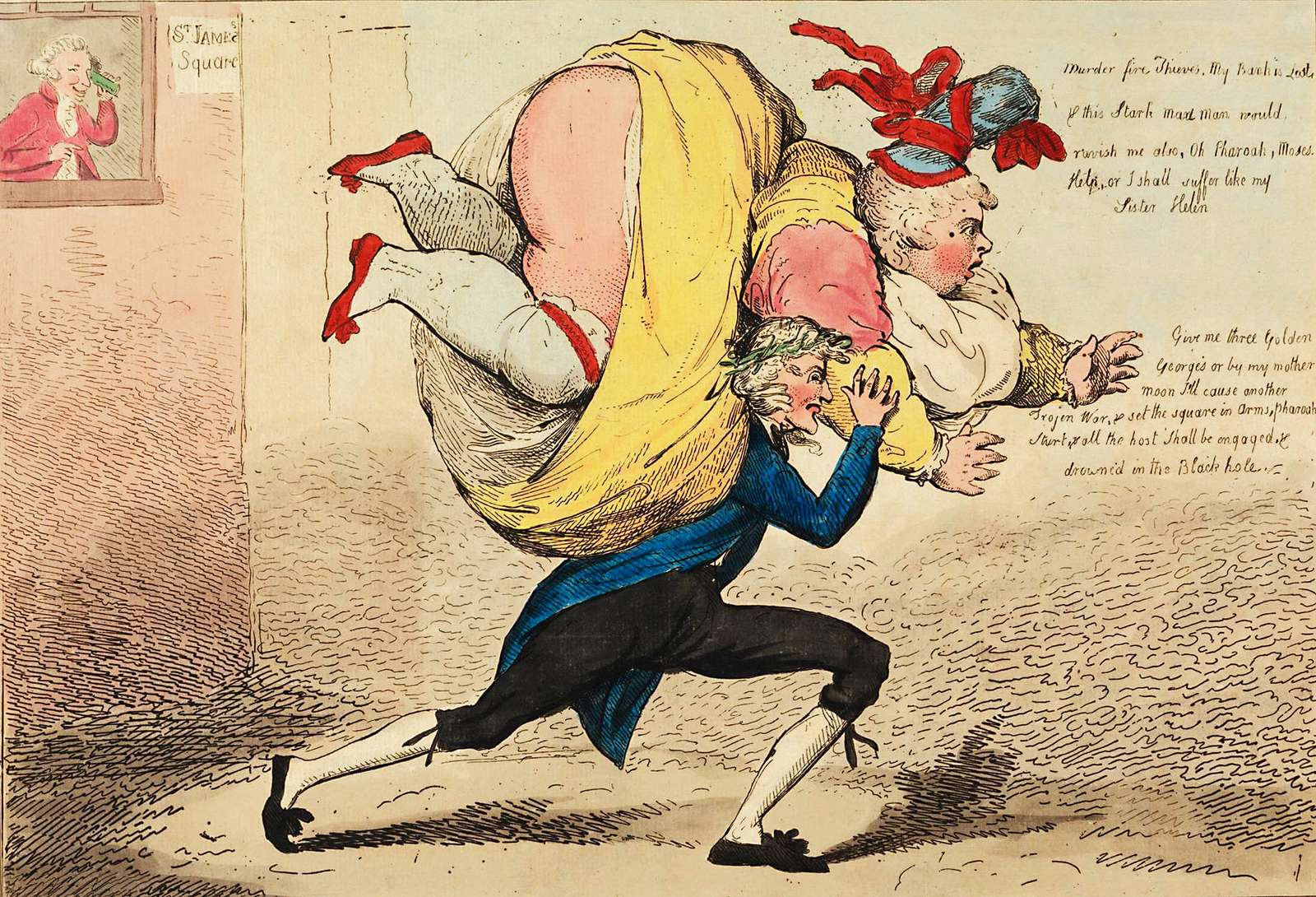 Cruikshank, R - 1792 - The Rape of Helena jigsaw puzzle online