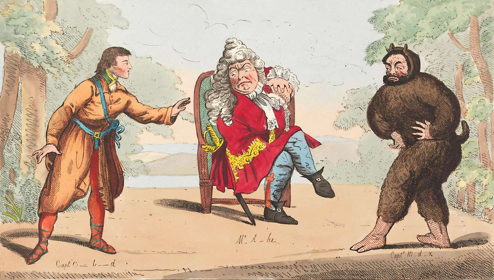 Cruikshank, R - 1792 - Midas at Tunbridge Wells online puzzle