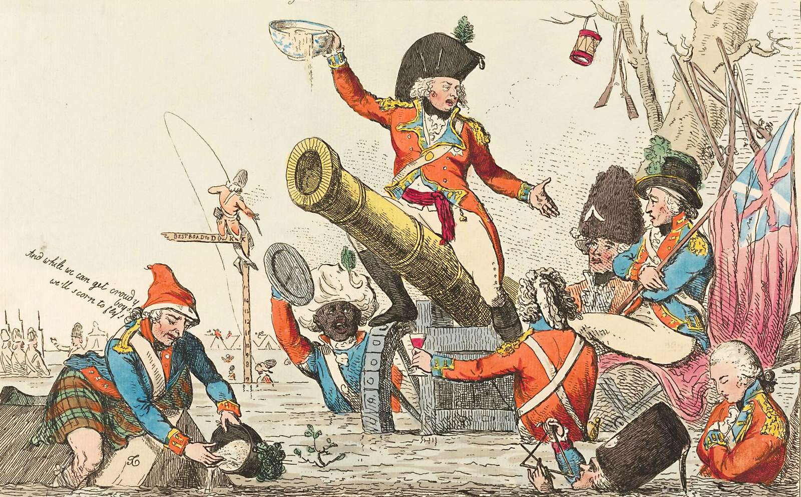 Cruikshank, R - 1793 - Wet celebration jigsaw puzzle online