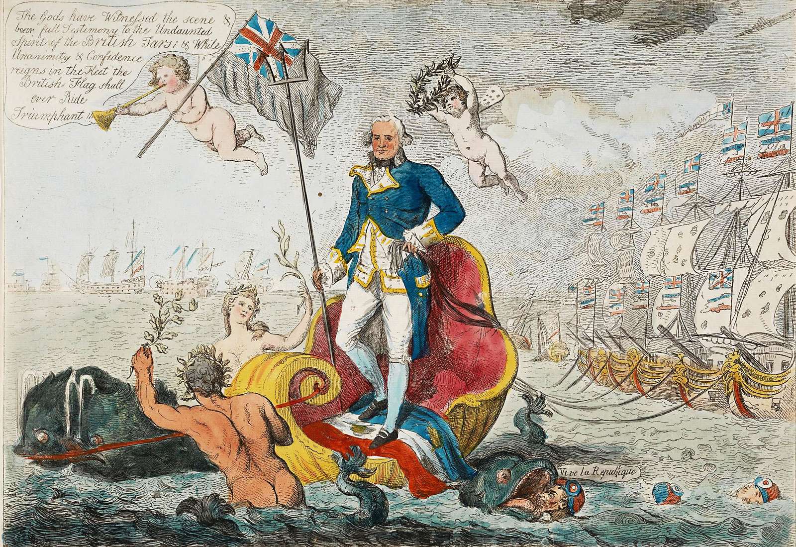 Cruikshank, R - 1794 - Neptune's Triumphal Ride online puzzle