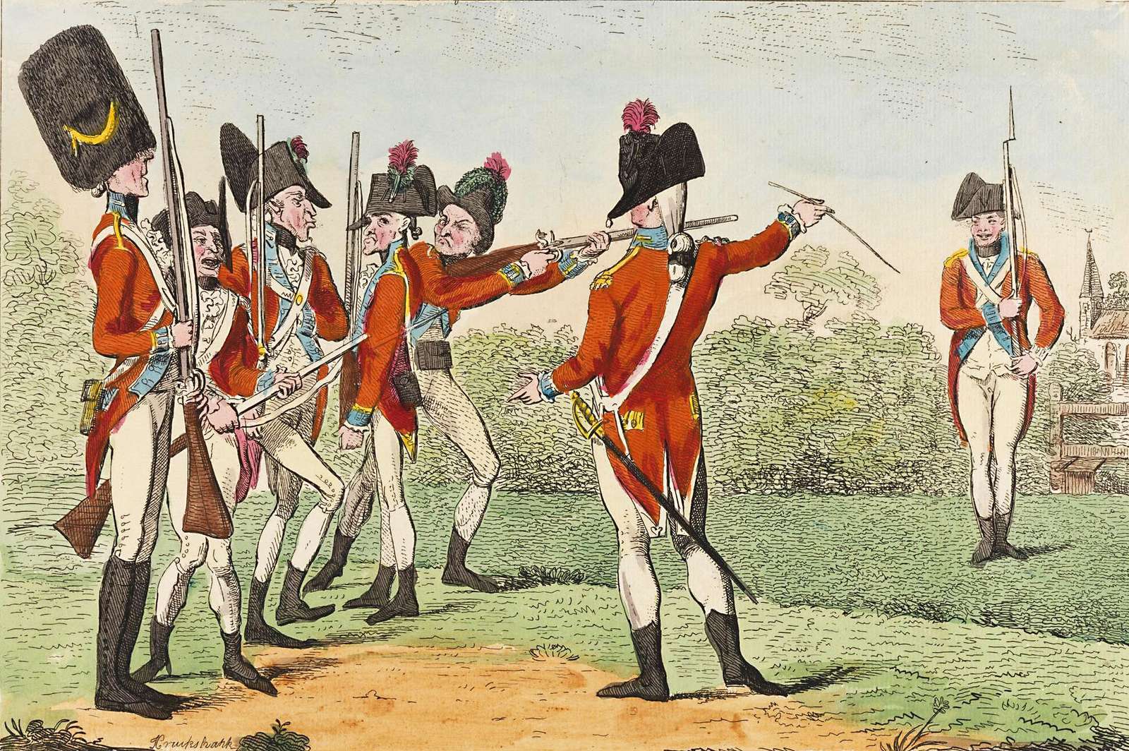 Cruikshank, R - 1794 - Strange Squadron online puzzle