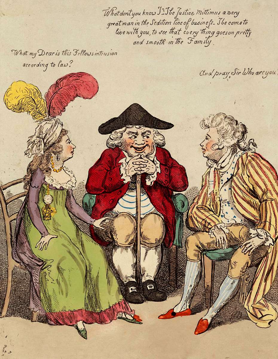 Cruikshank, R - 1795 - Jeden z rodiny skládačky online