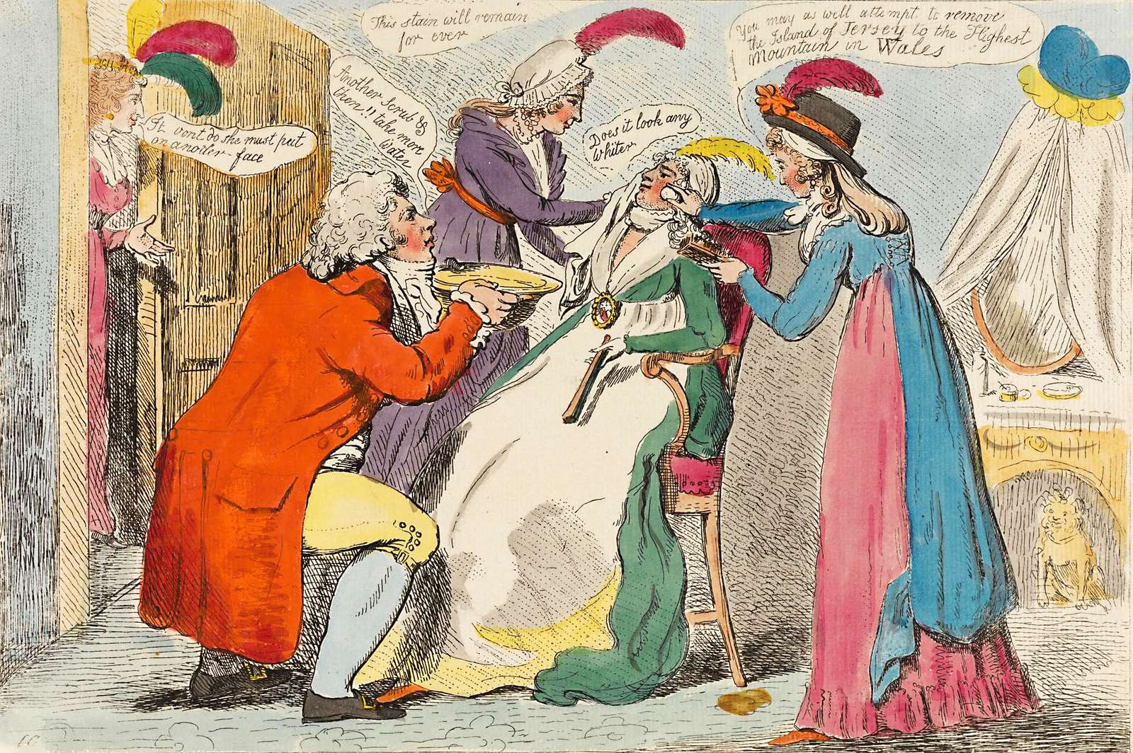 Cruikshank, R - 1795 - Intensieve Reiniging legpuzzel online