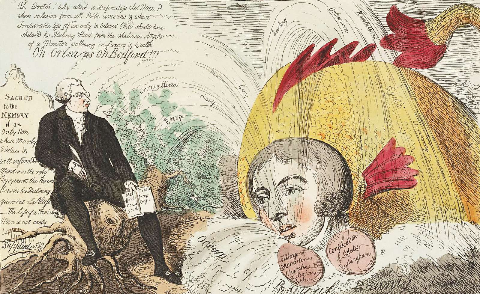 Cruikshank, R - 1796 - De moderne Leviathan legpuzzel online