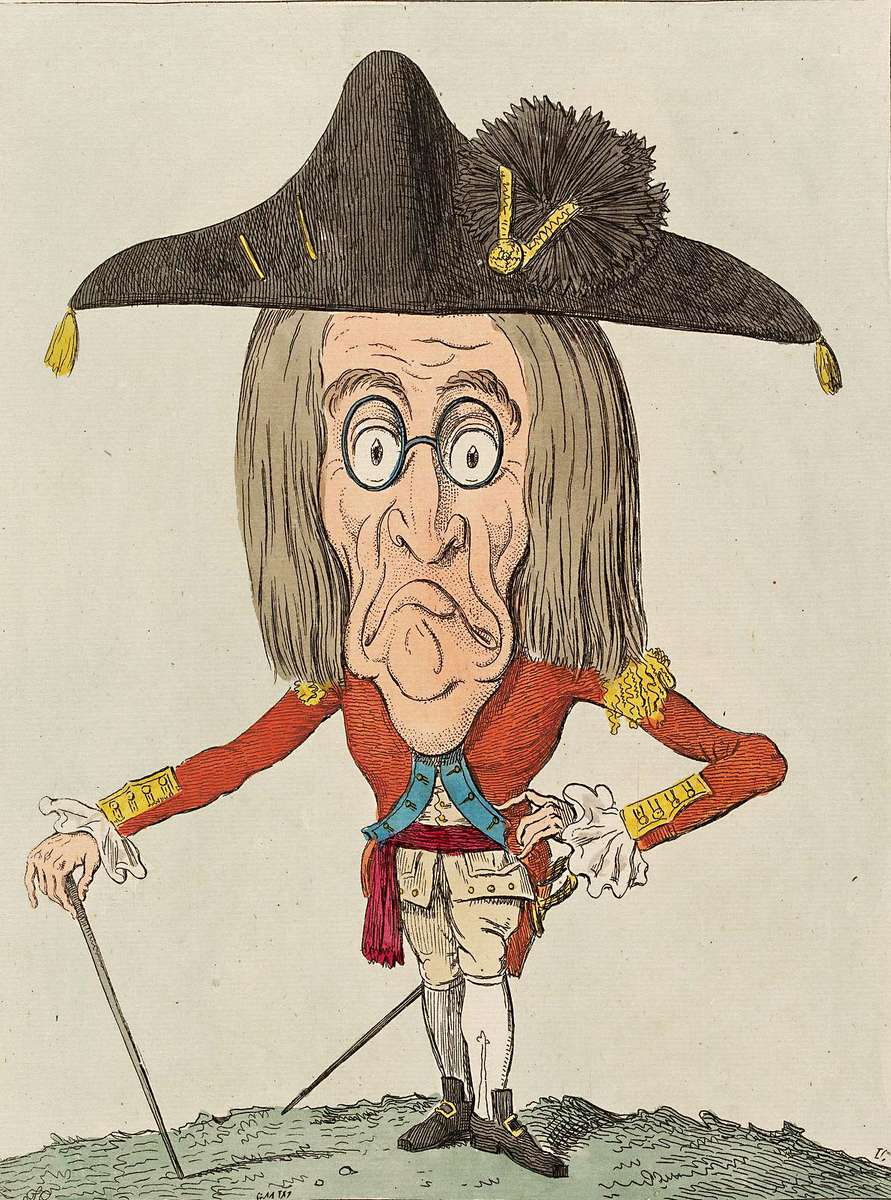 Cruikshank, R - 1796 - Generaal Schnell online puzzel