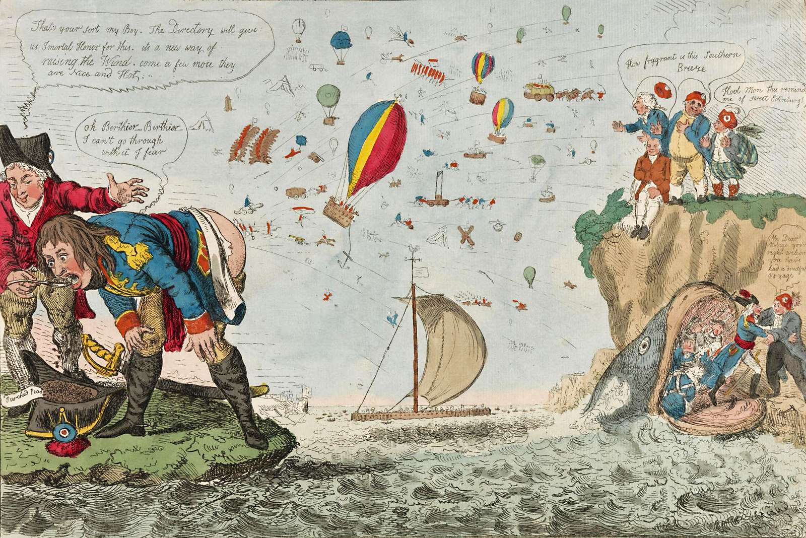 Cruikshank, R - 1798 - Farted South Wind online puzzle