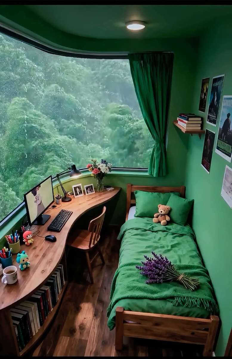 bedroom with a view jigsaw puzzle online