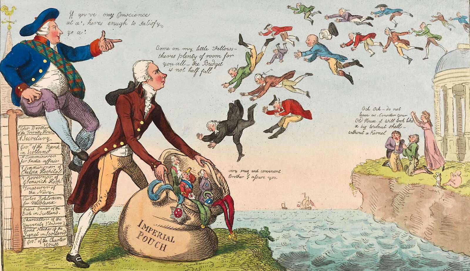 Cruikshank, R - 1800 - Flight over Herring's Pool online puzzle