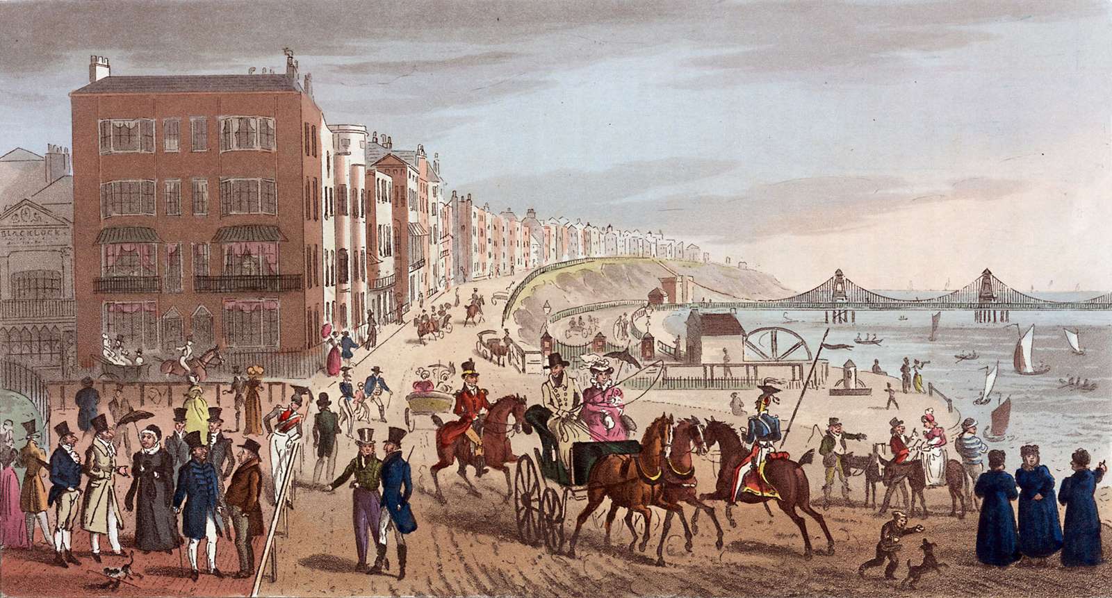 Cruikshank, R – 1825 – Steyne, Brighton puzzle online