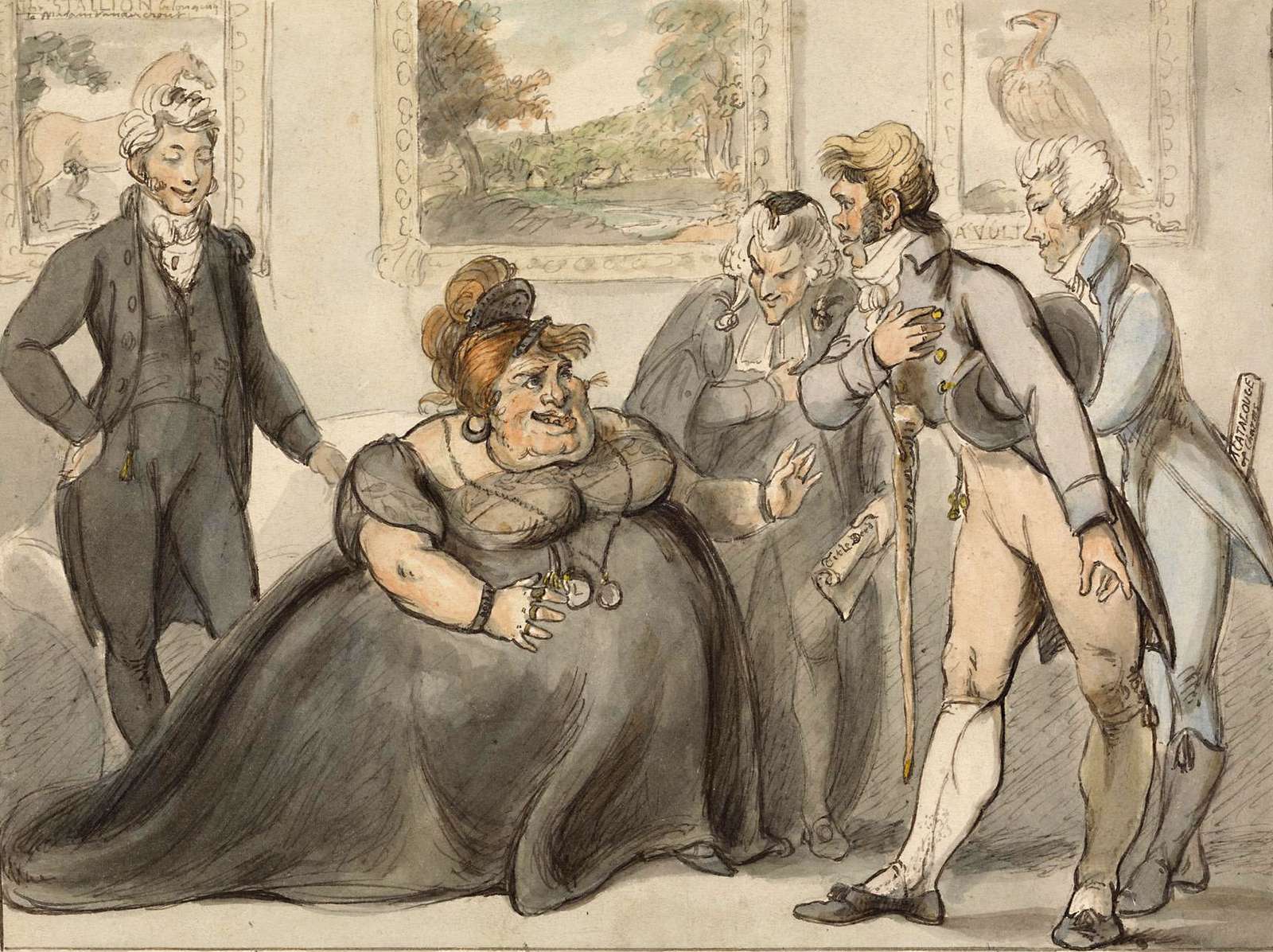 Cruikshank, R – bez daty – Pani Vandercrout puzzle online