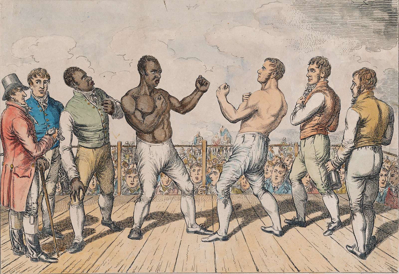 Cruikshank, G - 1811 - The boxing match online puzzle