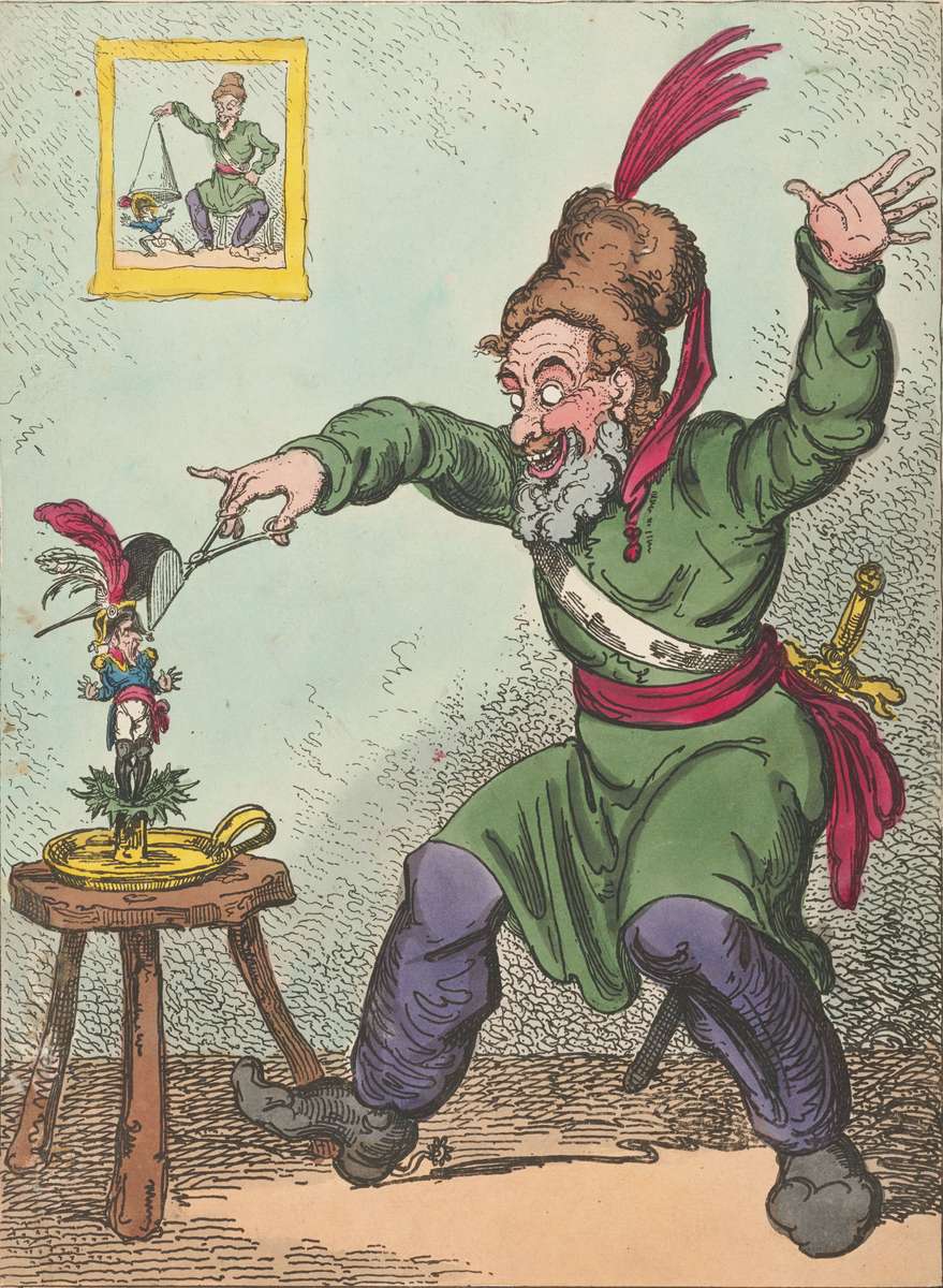 Cruikshank, G - 1814 - Boney's Extinction jigsaw puzzle online