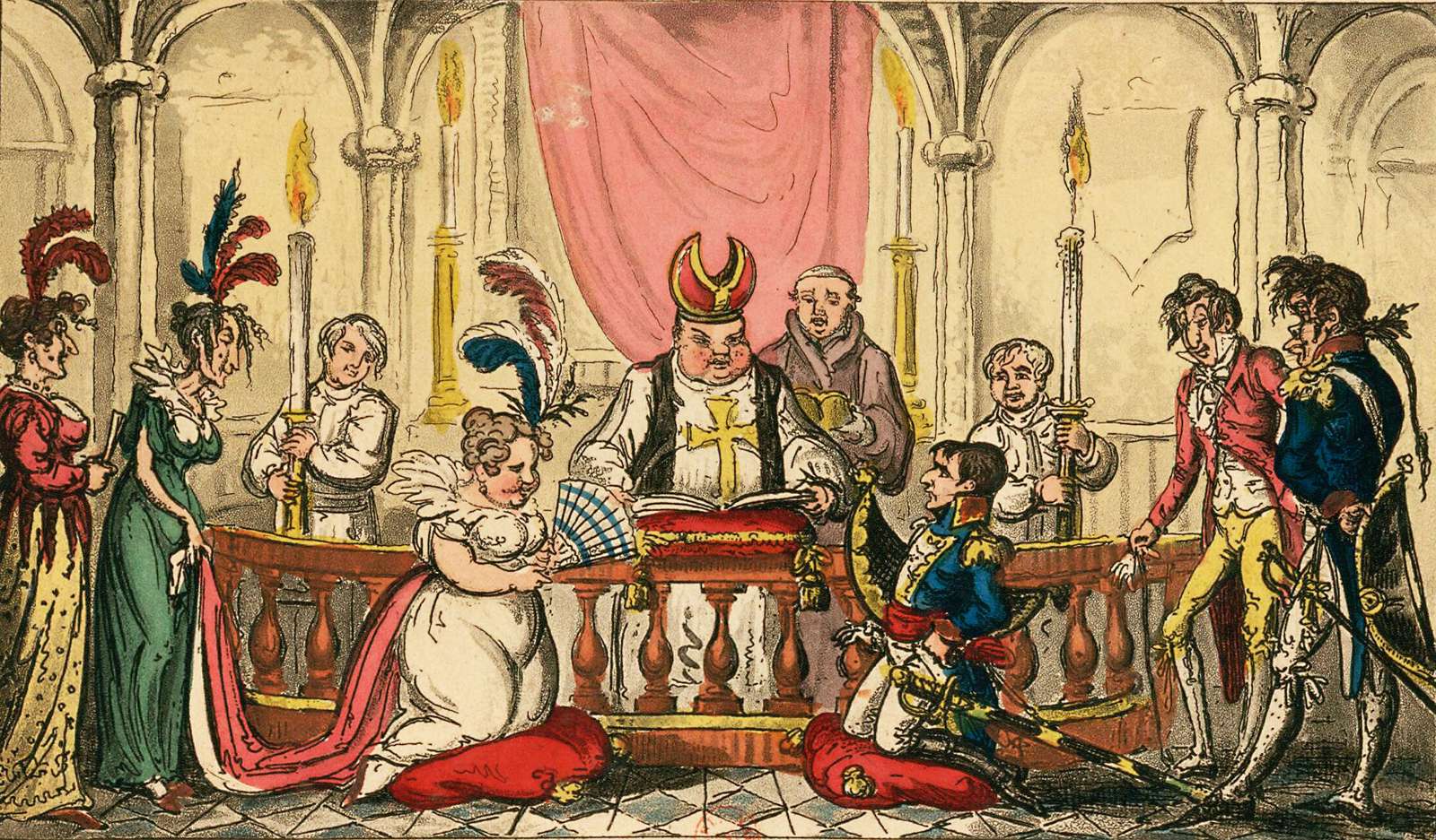 Cruikshank, G - 1814 - Wedding with Josephine online puzzle