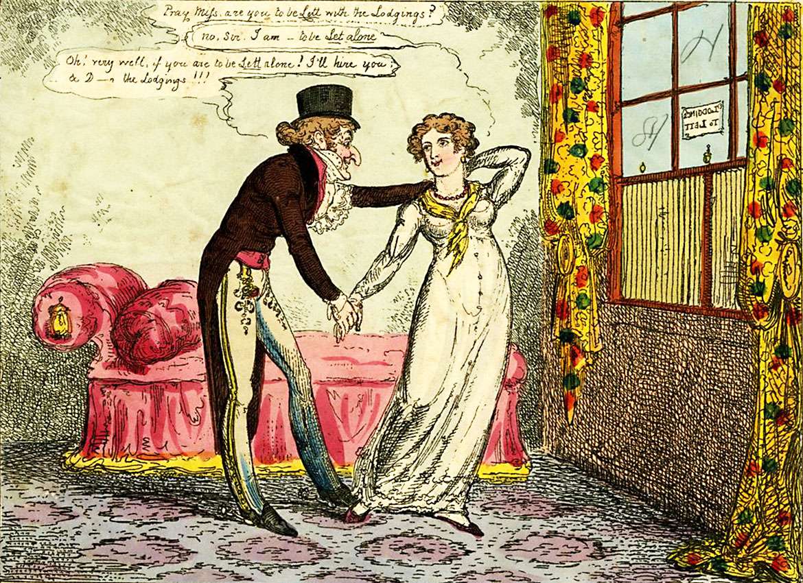 Cruikshank, G - 1814 - Accommodation for rent online puzzle