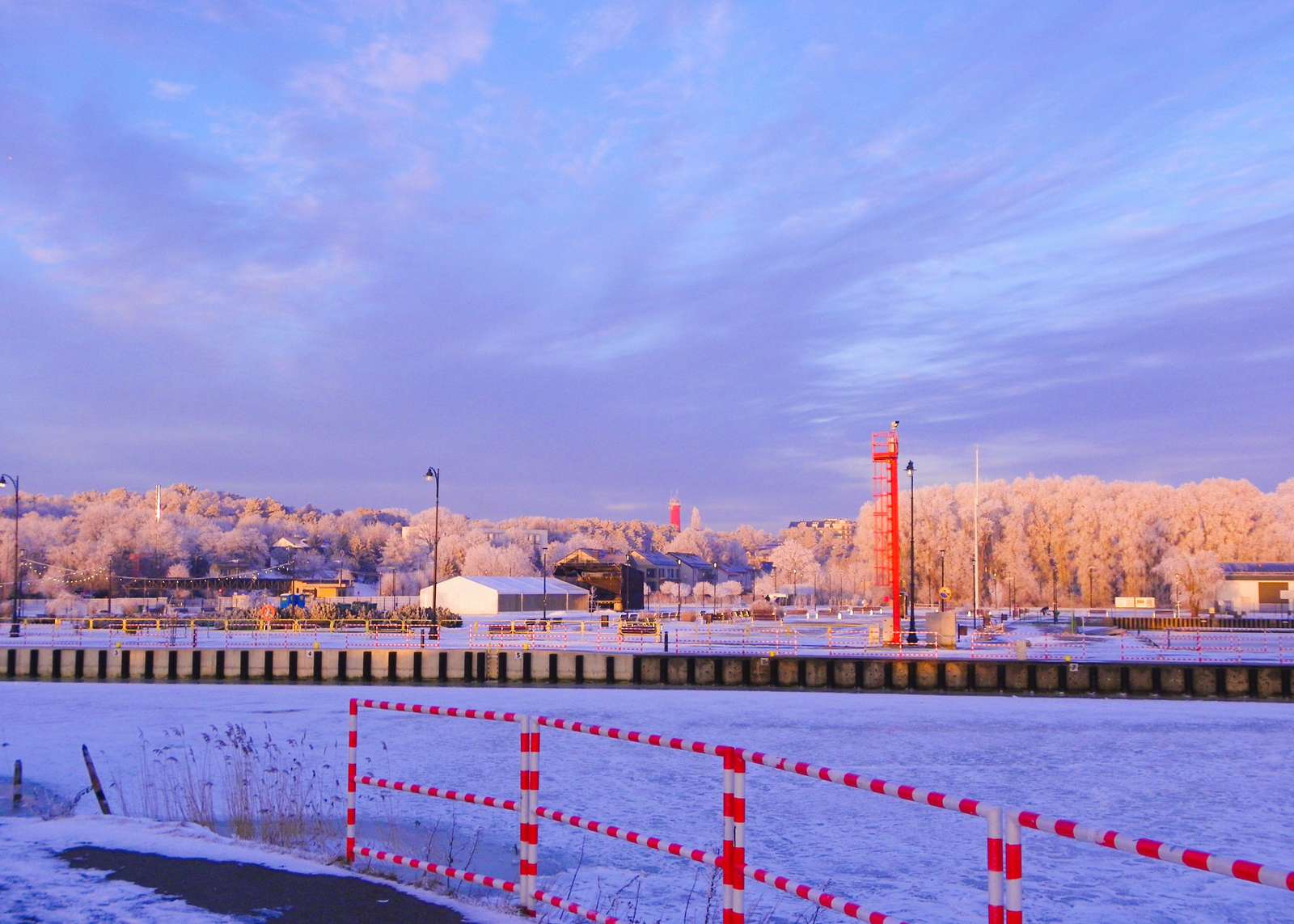 Inverno sul serbatoio puzzle online