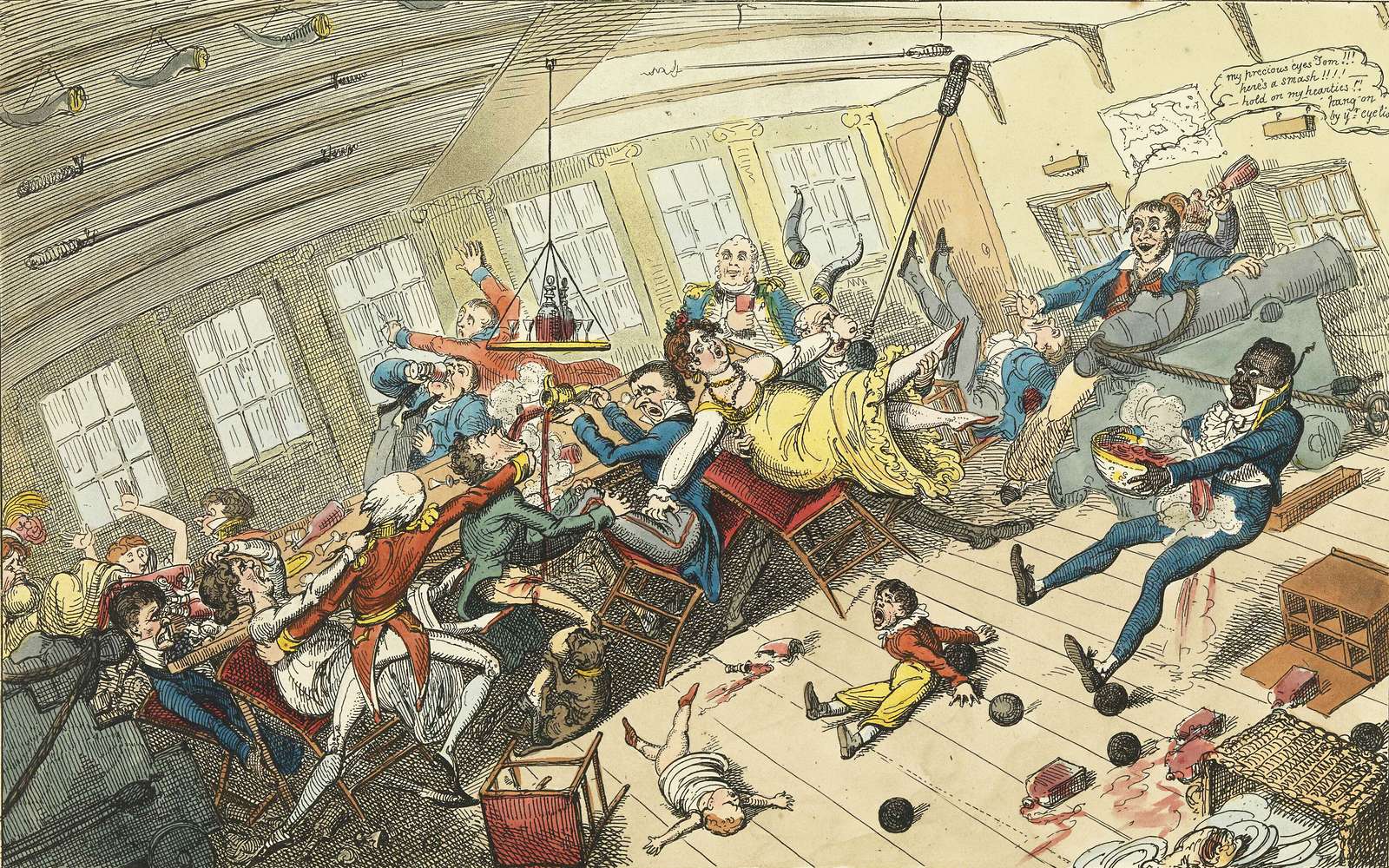 Cruikshank, G - 1818 - A quiet crossing jigsaw puzzle online