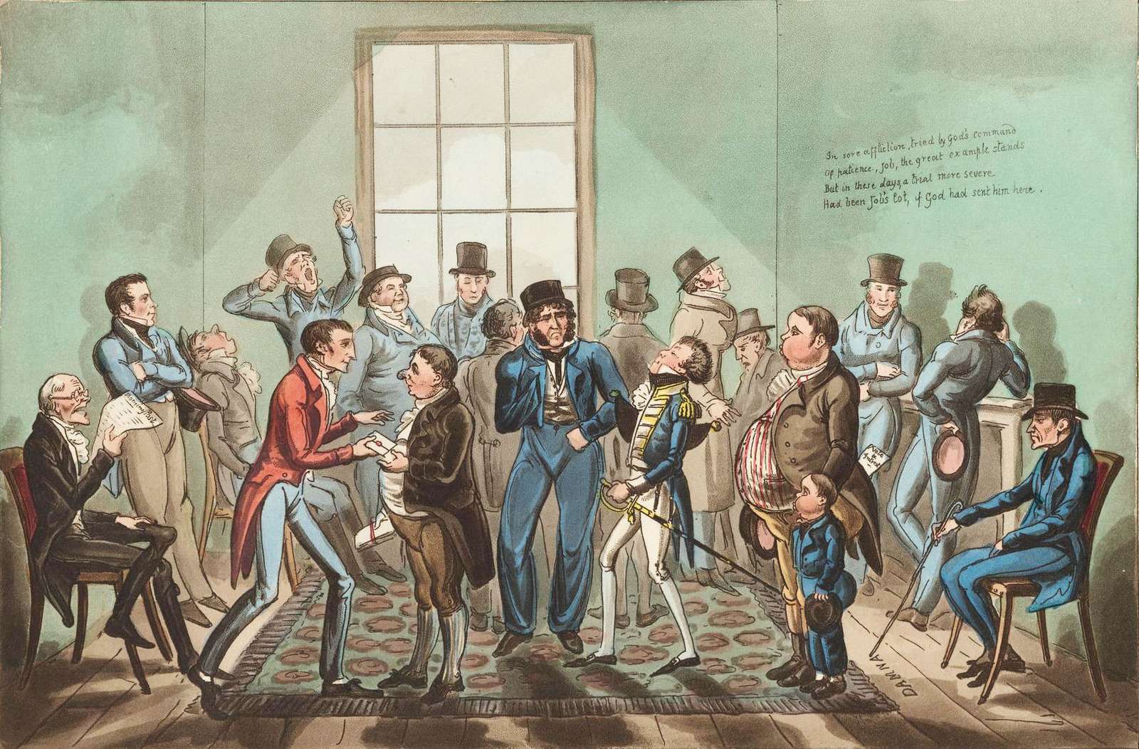 Cruikshank, G - 1820 - Admiralty Waiting Room jigsaw puzzle online